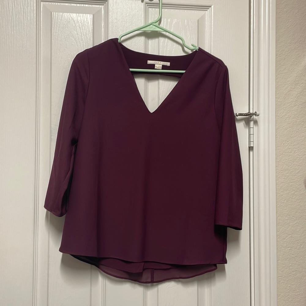 Maroon blouse size S